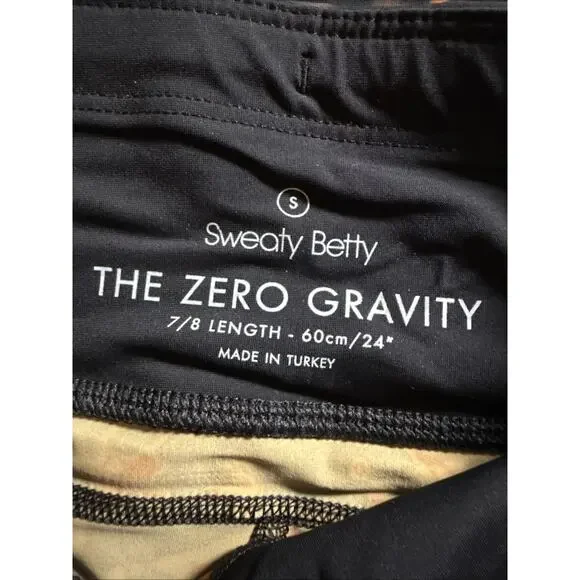 Sweaty Betty Tortoise Shell The Zero Gravity Hip Pocket 7/8 Legging Women's S - Picture 5 of 6